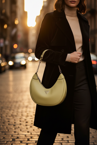 Guess Jeans Verde Polyuretan Damväska