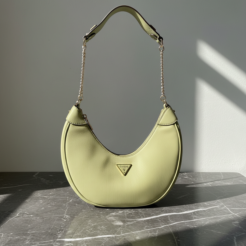 Guess Jeans Verde Polyuretan Damväska