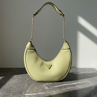 Guess Jeans Verde Polyuretan Damväska