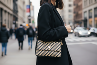 Černá polypropylenová kabelka Guess