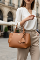 Guess Jeans Marrone Poliuretano Women Handbag