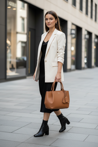 Guess Jeans Marrone Poliuretano Women Handbag