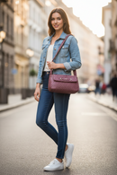 Dámská kabelka Guess Jeans Marrone z polyuretanu