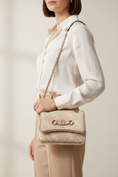 Guess Jeans Rosa Poliuretano Dam Axelväska