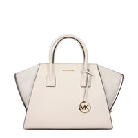 Michael Kors beige läderhandväska
