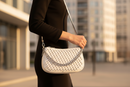 Michael Kors White Leather Handbag