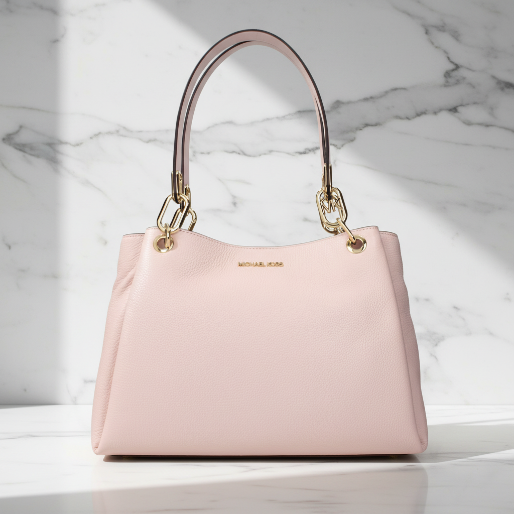 Michael Kors Pink Leather Shoulder Bag