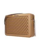 Michael Kors brun axelväska i läder