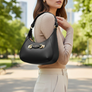 Guess Jeans Nero Poliuretano Womens Handbag