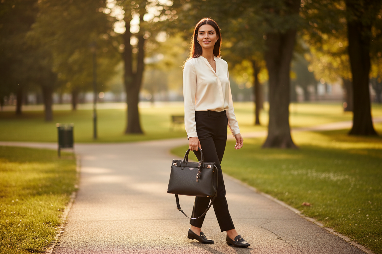 Guess Jeans Black Polyurethane Women Handbag
