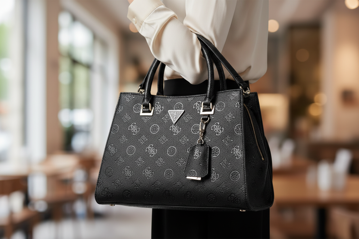 Dámská kabelka Guess Jeans Nero Polyuretano