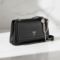 Dámská kabelka Guess Jeans z černého polyuretanu