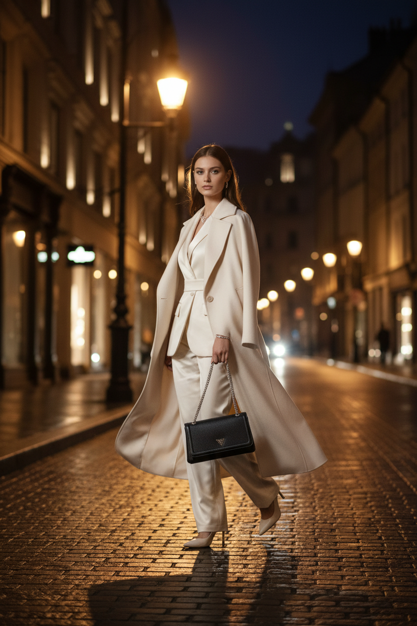 Dámská kabelka Guess Jeans z černého polyuretanu