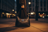 Dámská kabelka Guess Jeans z černého polyuretanu