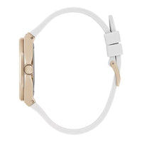 Bílé syntetické společenské hodinky Guess