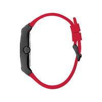 Guess svart sportklocka i syntetiskt material