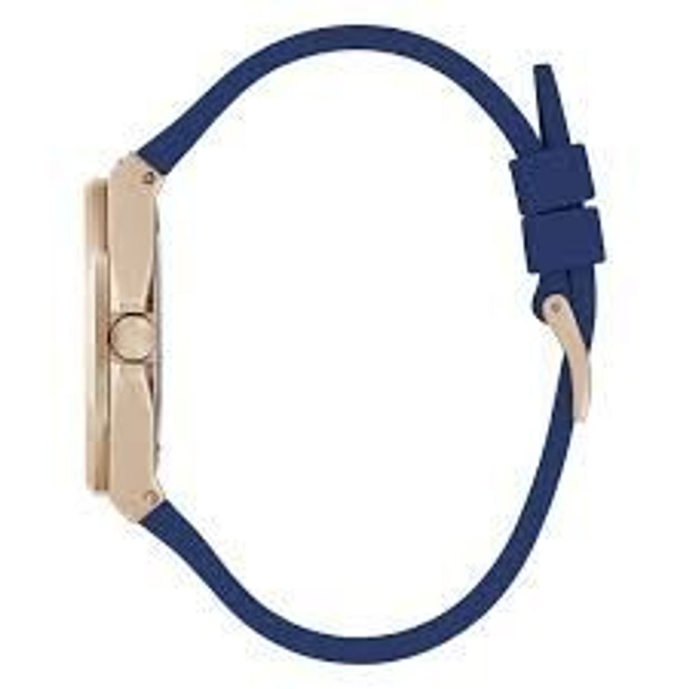 Guess blå klocka med syntetiskt armband