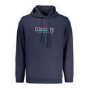 Tommy Hilfiger Blue Cotton Men Hoodie