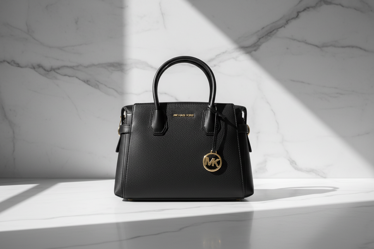 Michael Kors svart tygväska