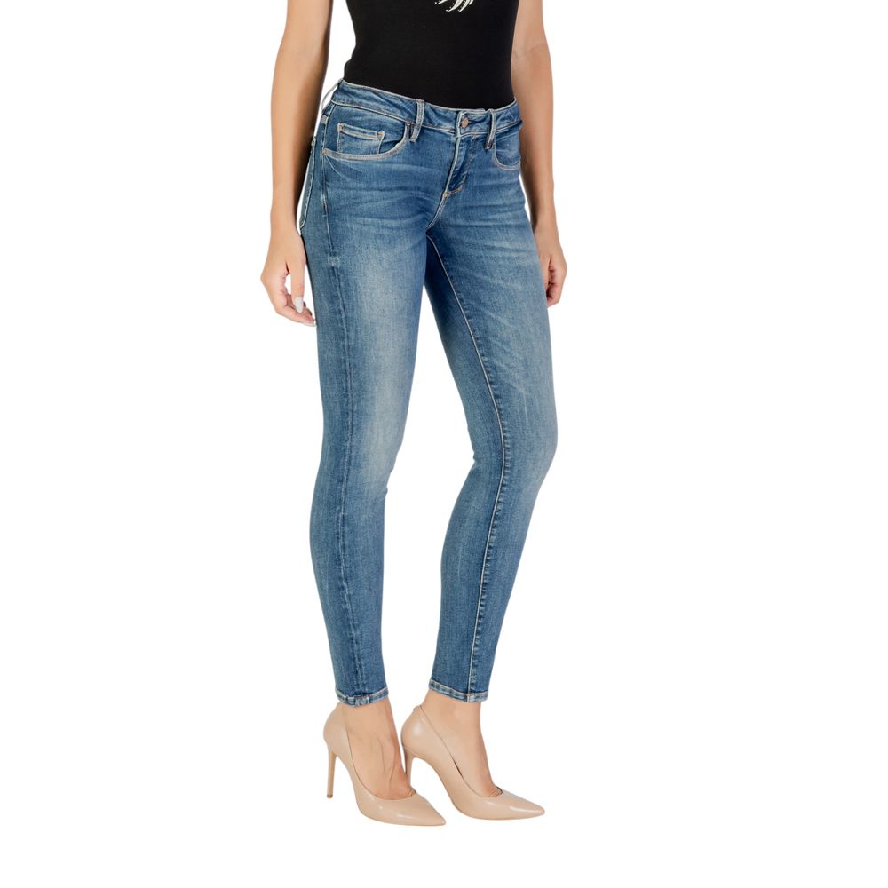 Guess Blå Bomulls Skinny Jeans